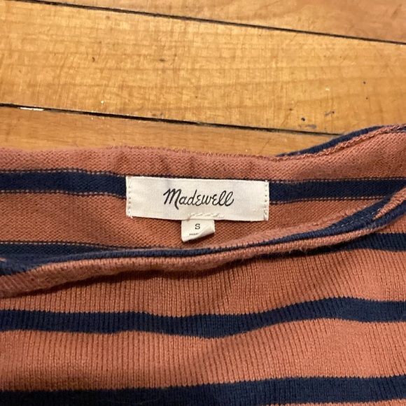 SOLD Madewell 3/4 sleeve boat neck cotton sweater - Picture 7 of 9